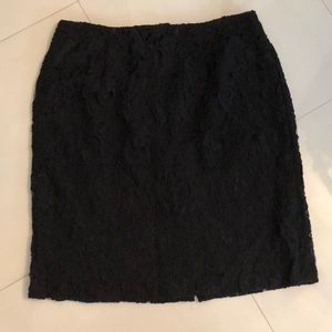 Lace pencil skirt
